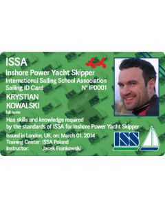 רשיון ISSA מנועי Inshore Power Skipper