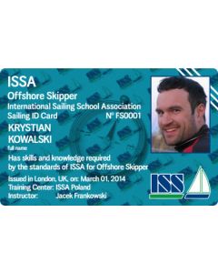 רשיון ISSA מפרש Offshore Skipper